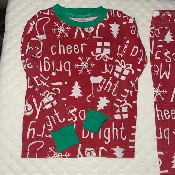 Carter’s CHRISTMAS PAJAMAS sleepwear  Two Piece Set Christmas Print 24M - Picture 7 of 14